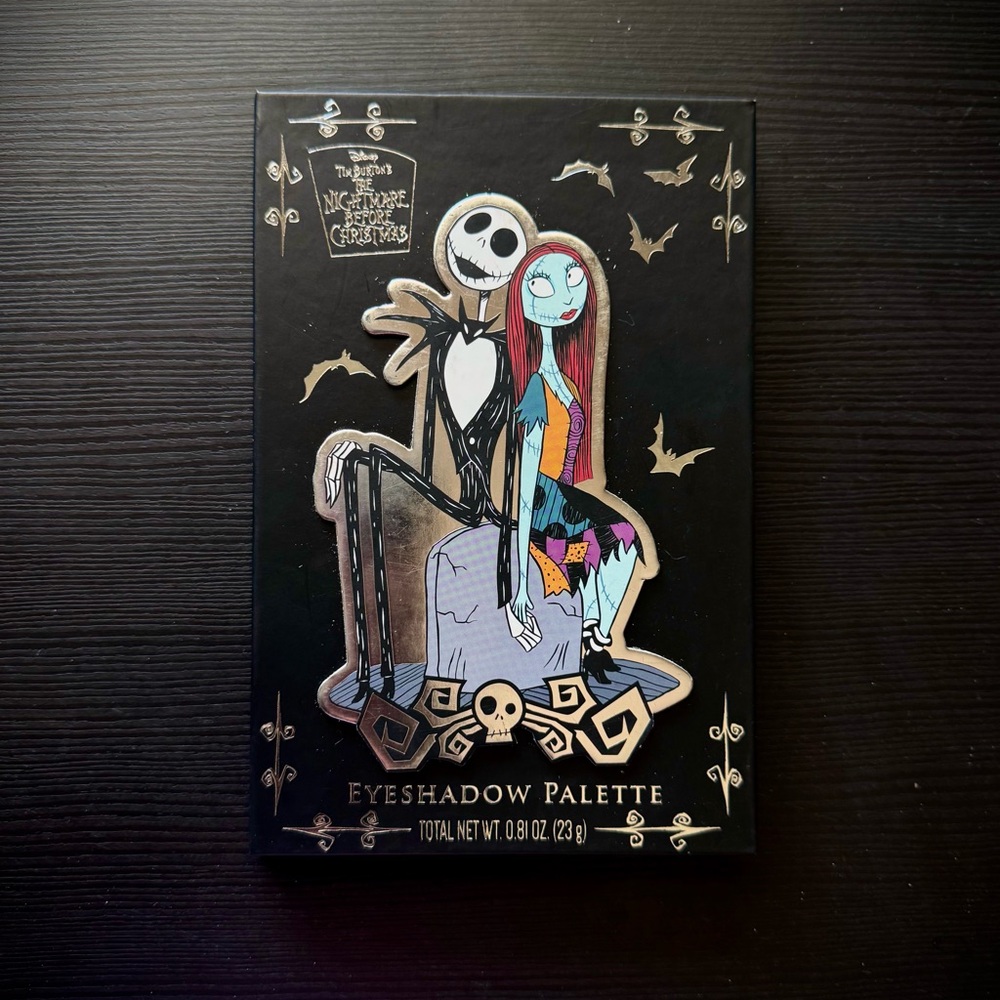 Tim Burton Nightmare before Christmas makeup palette